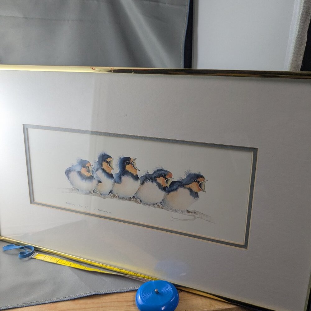 Val Pfeiffers watercolour  "Chorus Line"